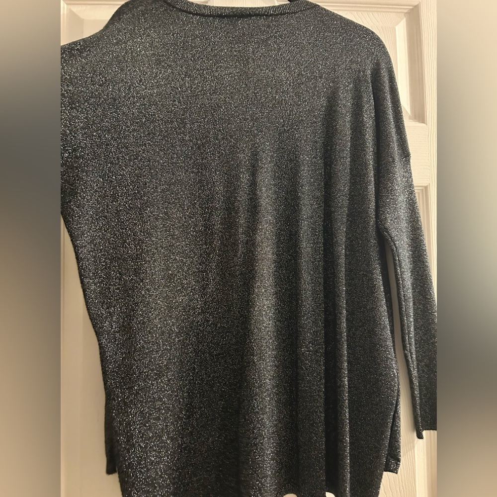 NWT ALTAR’D State Long Black‎ Sparkly Tunic Size Small-Medium - Picture 2 of 9